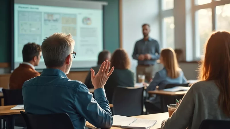 graduate level classroom